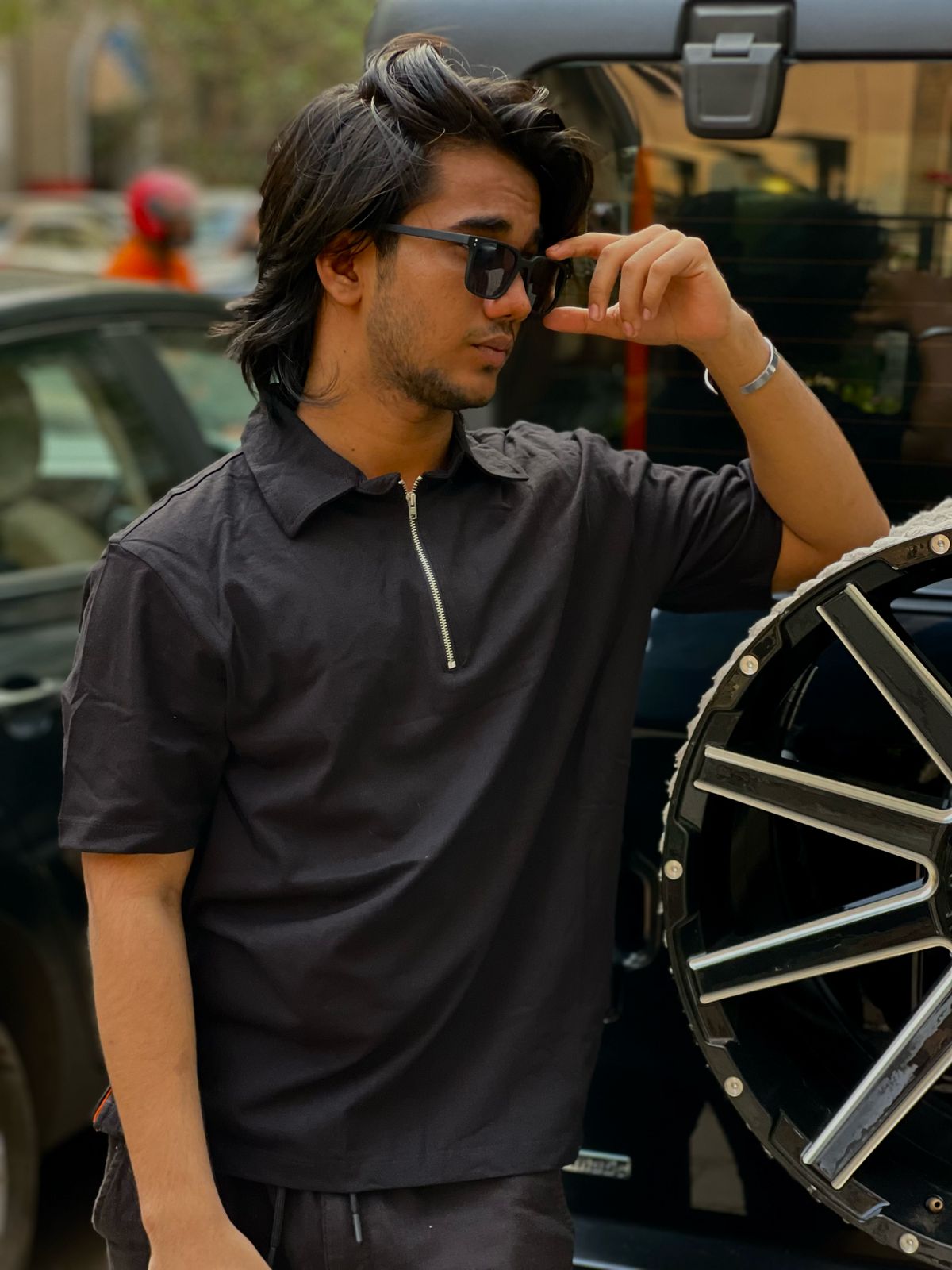 Old Money half sleeve collar tshirt