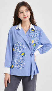 Women's Side Belt Top – Stylish Casual Western Wear