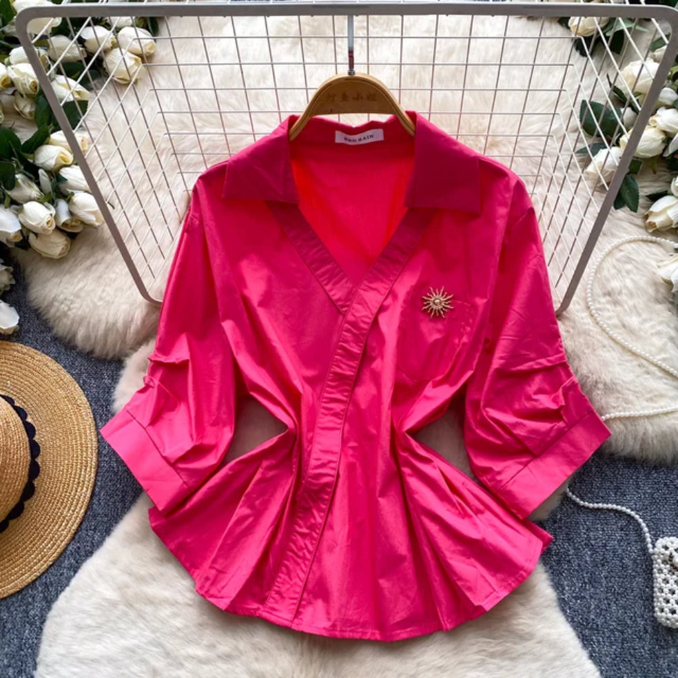Women's trendy western top JUSTLOOK